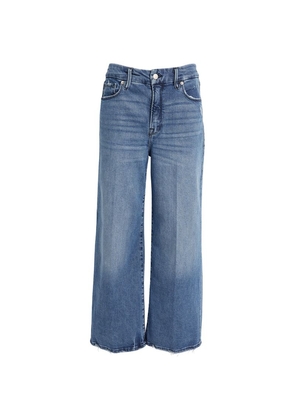 Good American Cropped Good Waist Palazzo Jeans