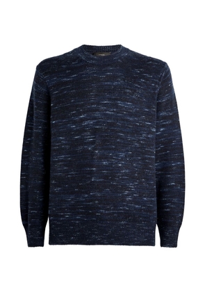 Vince Wool-Cashmere Speckled Sweater