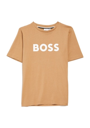 Boss Kidswear Cotton Logo T-Shirt (4-16 Years)
