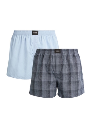 Boss Cotton Boxer Shorts (Pack Of 2)