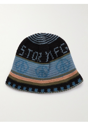 Story Mfg. - Crocheted Organic Cotton Bucket Hat - Men - Blue