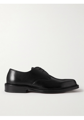Mr P. - James Polished-Leather Derby Shoes - Men - Black - UK 7