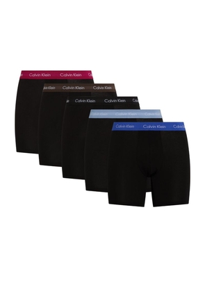 Calvin Klein Pack Of 5 Stretch-Cotton Boxers