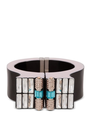 Balmain Rhinestone Cuff Bracelet