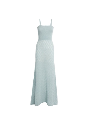 Barrie Cashmere-Lace Summer Dress
