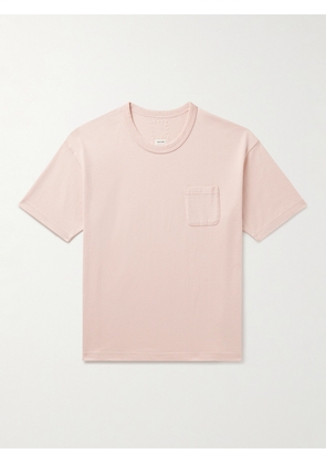Visvim - Jumbo Cotton and Cashmere-Blend Jersey T-Shirt - Men - Pink - 1