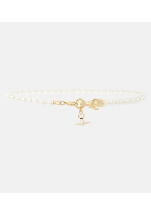 Vivienne Westwood Dragon faux pearl necklace
