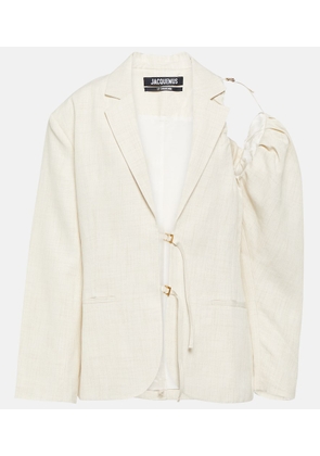Jacquemus La Veste Galliga linen-blend blazer