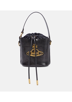 Vivienne Westwood Daisy Small leather bucket bag