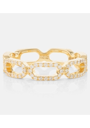 Bucherer Fine Jewellery Link 18kt gold ring with diamonds