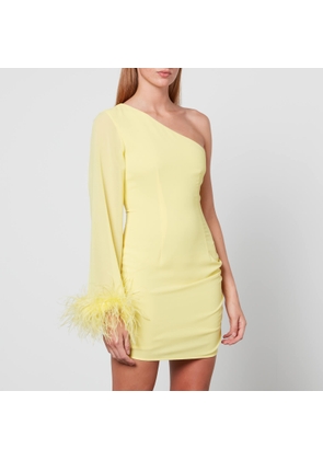 De La Vali Women's Porscha Dress - Yellow Solid - UK 8