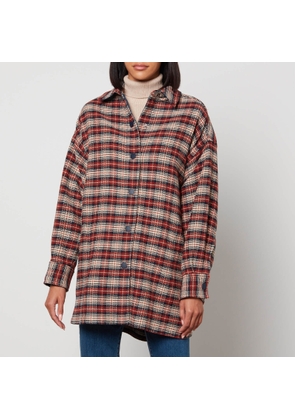 See By Chloé Oversized Checked Jacquard Shirt - M