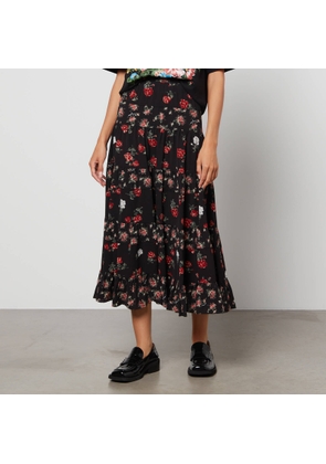See By Chloé Juliette Floral-Print Stretch-Crepe Maxi Skirt - FR 38/UK 10