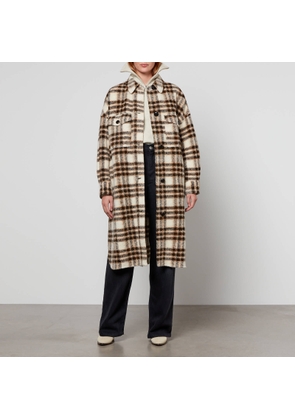 Marant Etoile Fontizi Checked Wool-Blend Jacket - 1/UK 8