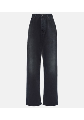 Balenciaga High-rise wide-leg jeans