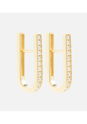 Bucherer Fine Jewellery Link 18kt gold earrings with diamonds