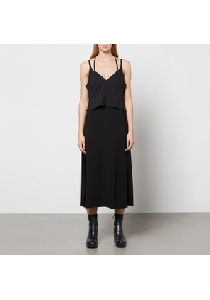 3.1 Phillip Lim Women's Cami Dress with Deconstructed Layer - Black - US 4/UK 10