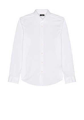 Theory Sylvain Shirt in White - White. Size L (also in M).
