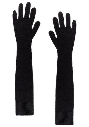 The Row Dovera Gloves in Dark Navy - Navy. Size S (also in ).