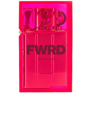 Tsubota Pearl x Fwrd Hard Edge Transparent Lighter in Pink - Pink. Size all.