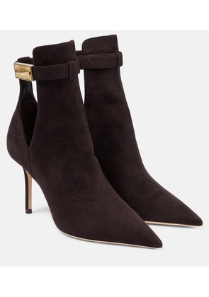 Jimmy Choo Nell 85 suede ankle boots