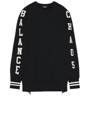 Undercover Balance Chaos Sweater in Black - Black. Size 2 (also in 3, 4).