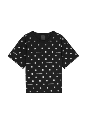 Givenchy Kids Logo-print Stretch-cotton T-shirt (14 Years) - Black - 14YR (14 Years)