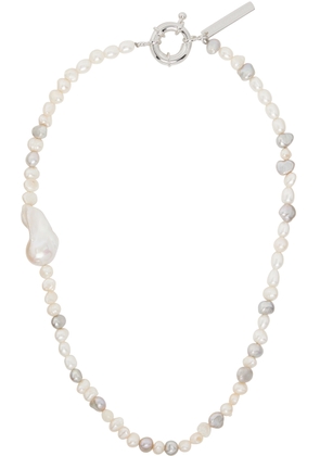 Pearl Octopuss.y White Clouds Pearl Necklace