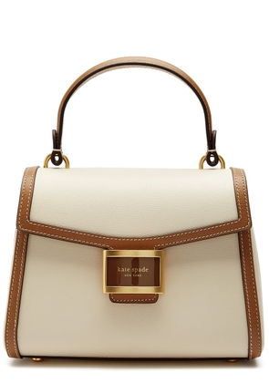 Kate Spade New York Katy Small Leather top Handle bag - White