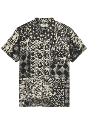 Ymc Malick Printed Woven Shirt - Black - L