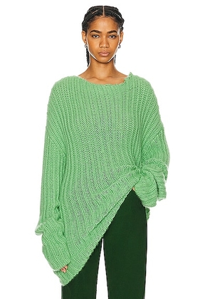 The Row Marnie Top in GREEN - Green. Size L (also in M, XS).