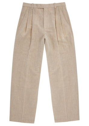 Jacquemus Le Pantalon Titolo Linen-blend Trousers - Beige - 46 (IT46 / S)