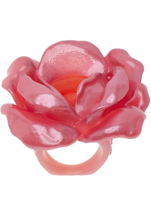 La Manso SSENSE Exclusive Pink & Orange Tetier Bijoux Edition Rose Ring