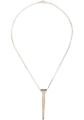 CARNET-ARCHIVE Silver Nail Necklace