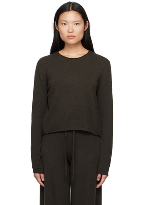 LISA YANG SSENSE Exclusive Brown 'The Ida' Sweater