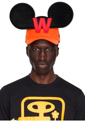 Walter Van Beirendonck Orange Mouse Cap