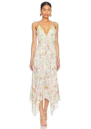 Free People x Intimately FP There She Goes Printed Slip in Multi. Size XL.