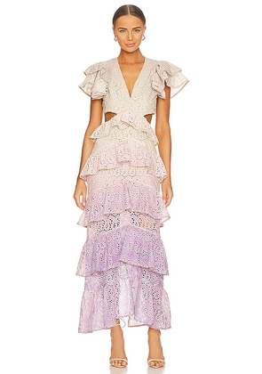 ELLIATT Vacation Maxi Dress in Lavender. Size XXS.