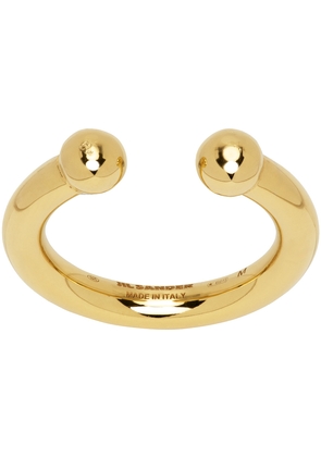 Jil Sander Gold Open Band Ring