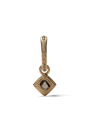 De Beers Jewellers 18kt yellow gold Talisman rough diamond earring