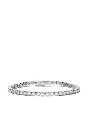 De Beers Jewellers 18kt white gold Diamond Line bezel-set bracelet - Silver