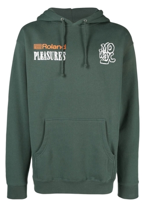 Pleasures x Roland graphic print hoodie - Green