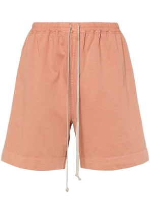 Rick Owens DRKSHDW drawstring-waistband cotton shorts - Pink