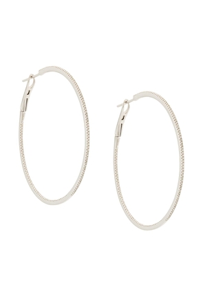 Dana Rebecca Designs 14kt white gold diamond hoops - Silver