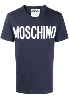 Moschino logo-print T-shirt - Blue