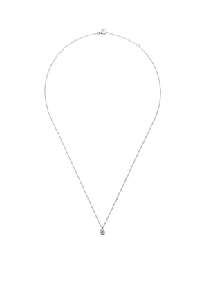 De Beers Jewellers 18kt white gold My First De Beers DB Classic diamond pendant necklace - Silver