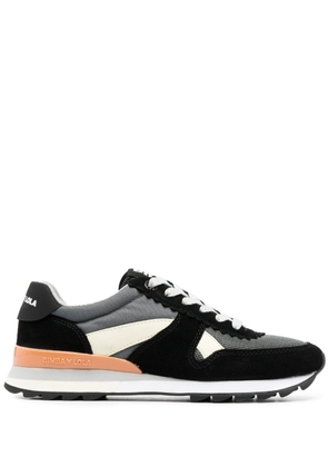 Bimba y Lola Technical panelled leather sneakers - Black