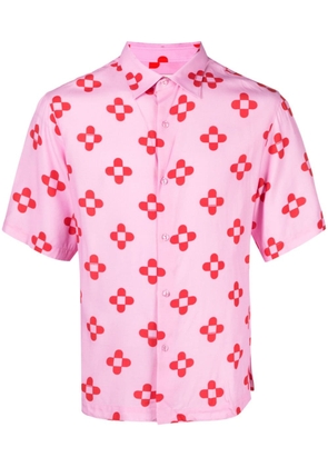 SANDRO floral-print shirt - Pink