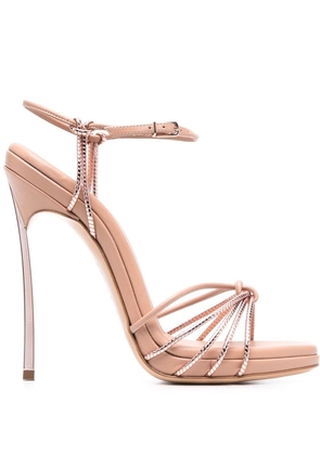 Casadei Blade Firenze leather sandals - Pink