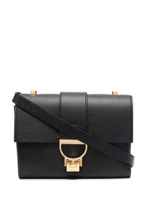 Coccinelle Arlettis pebbled-leather satchel - Black